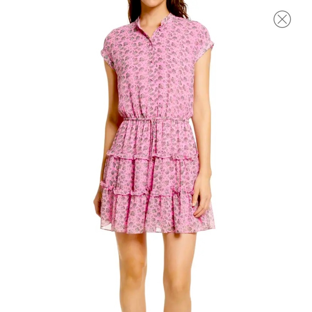 Pink Dress - full Ruffle Rebecca Minkoff